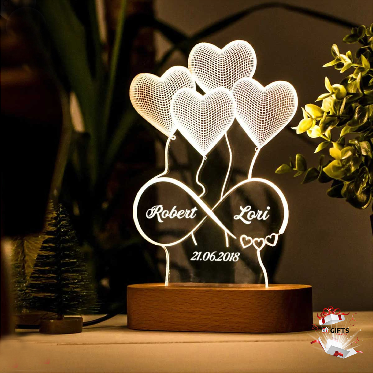 Custom 3D LED Name Night Lamp