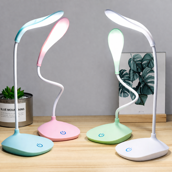 Rechargeable LED Desk Lamp with Adjustable Arm